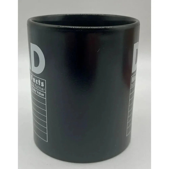 Heat Changing Worlds Best Dad Mug. 12oz Dad Nutrition Facts Funny Coffee Mug - Picture 5 of 12